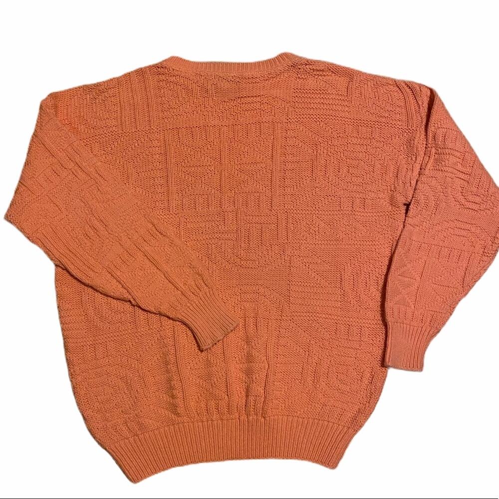 Winona Knits Textured Crew Neck Sweater Sz M